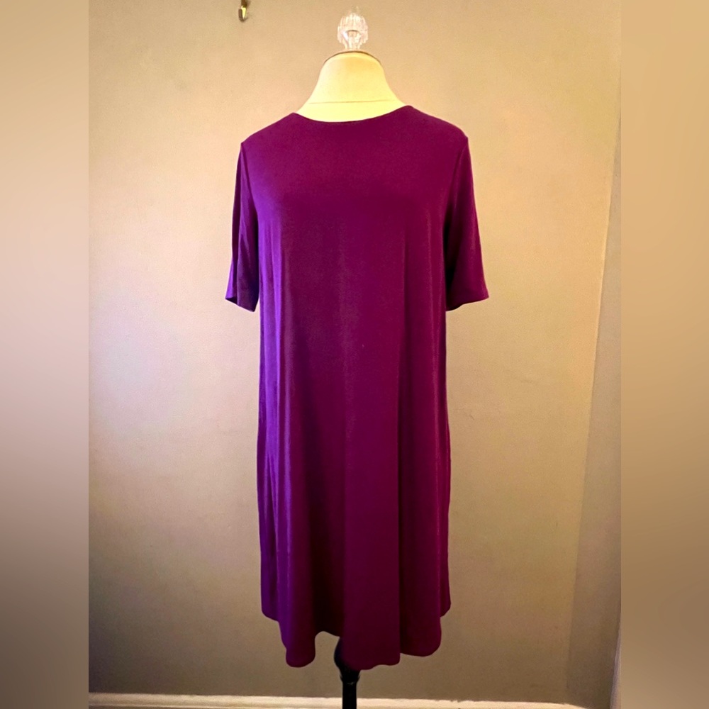 Eileen Fishwr 3/4 sleeve dress Size XS/P